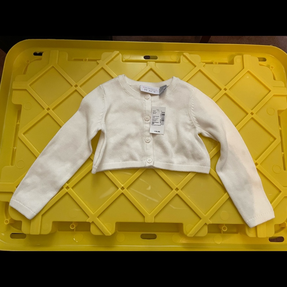 “The Children’s Place” Button Down Crop Sweater!